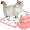 cat litter PWEZON | 100 Pcs Disposable Cat Litter Pads 17.7X13 Inch,For Compatible Refills, For Tidy Cat Litter System, 6-Layer Leak-Proof ,Super Absorbent Cat Pads