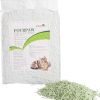 cat litter FOURPAW | Fourpaw Tofu Cat Litter Green Tea, Flushable Clumping Fast Drying Tofu Cat Litter, Natural Unscented Dust Free, Odor Control, Ultra Absorbent, Low Tracking Cat Litter 2Mm Pellets, 5.5 Lbs