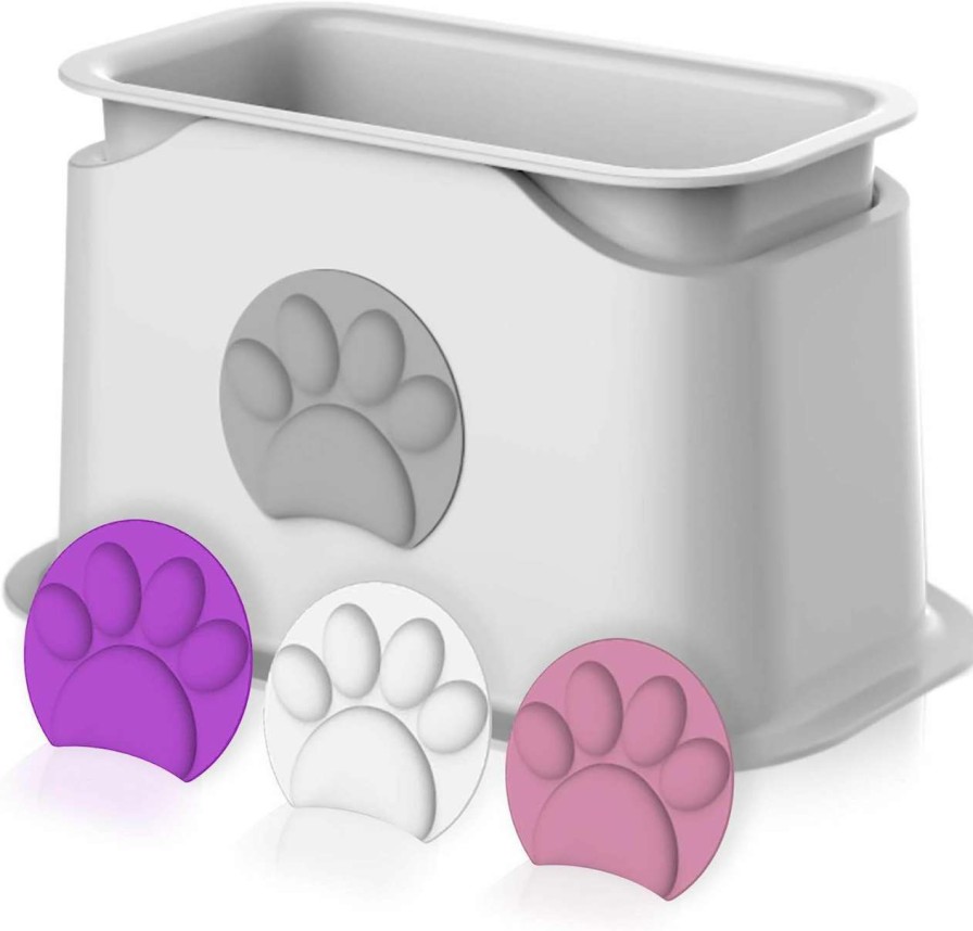 cat litter iPrimio | Iprimio Universal Cat Litter Scooper Holder - Durable With Heavy Scoopers Holding Stability - Kitty Litter Box Scooper Accessory - Works With Plastic & Metal Cat Litter Scoop Holder - 4 Color Options