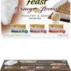 cat food PURINA Fancy Feast | Purina Fancy Feast Gravy Wet Cat Food Variety Pack, Gravy Lovers Poultry & Beef Feast And Savory Centers Collection