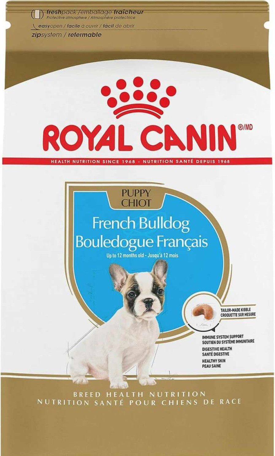 cat food dry Royal Canin | Royal Canin French Bulldog Puppy Dry Dog Food, 3 Lb Bag