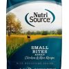 cat food dry NutriSource Adult Chicken & Rice Small Bites Dog Food 15lb | Nutrisource Adult Chicken & Rice Small Bites Dog Food 15Lb