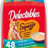 cat food wet Hartz | Hartz Delectables Squeeze Up Interactive Lickable Wet Cat Treats For Adult & Senior Cats, Tuna, 4 Count (Pack Of 8)