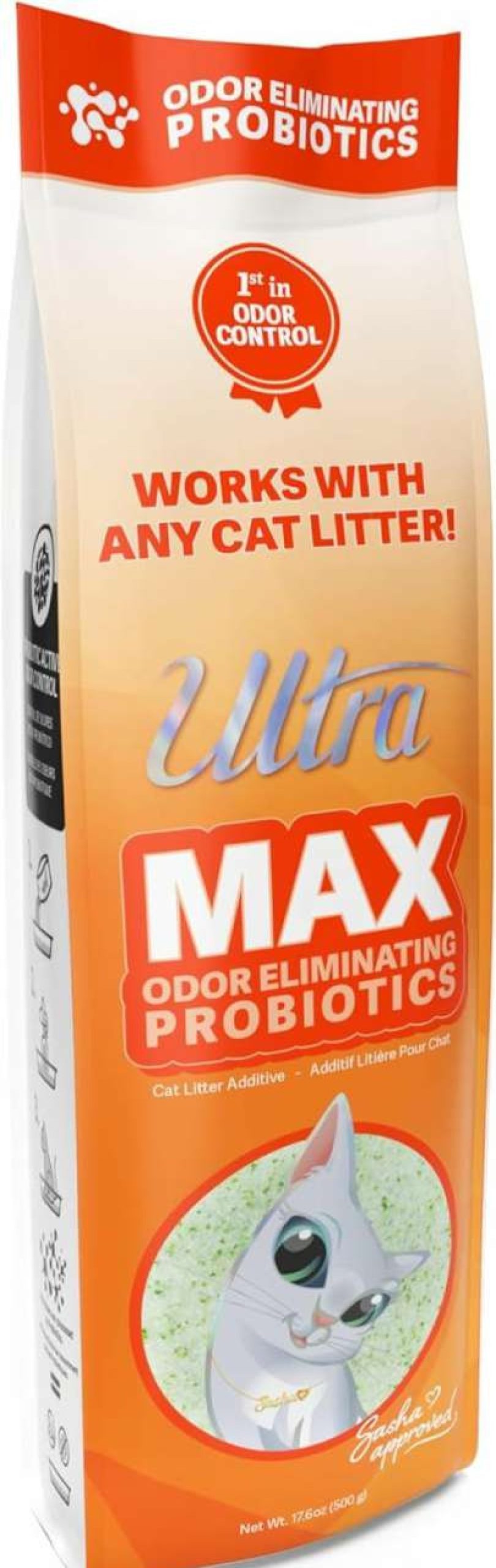 cat litter Ultra Pet | Ultra Max Odor Eliminating Probiotics: 500G (17.6Oz) Cat Litter Box Additive