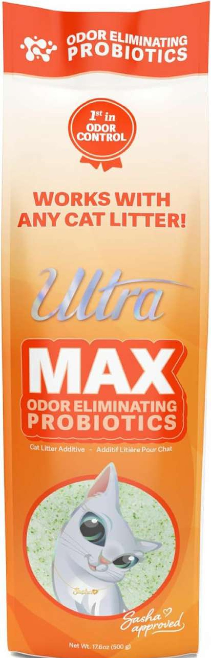 cat litter Ultra Pet | Ultra Max Odor Eliminating Probiotics: 500G (17.6Oz) Cat Litter Box Additive