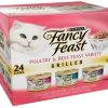 cat food PURINA Fancy Feast | Fancy Feast Poultry And Beef Grilled 24 Can Pack