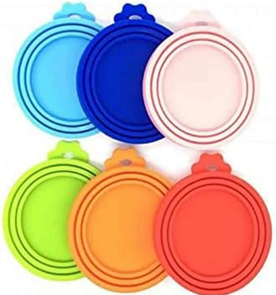 cat food Generic | Reusable Cover Silicone Canned Lid Sealed Feeders Food Can Lid For Puppy Dog Cat Storage Top Cap Health Pet Daily Suppliesuseful Design