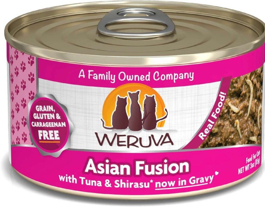 cat food Weruva | Weruva Classic Cat Food, Variety Pack, Frisky Fishin' Friends Wet Cat Food, 3Oz Cans (Pack Of 24)