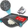 cat litter kaxionage | Kaxionage Cat Litter Mat, Litter Box Mat,Honeycomb Double Layer Trapping Litter Mat Design,Waterproof Urine Proof Kitty Litter Mat,Easy Clean Scatter Control