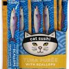 cat food wet Cat Sushi | Cat Sushi Tuna Puree With Scallops Lickable Cat Treat - 4Pk