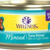 cat food Wellness | Wellness Complete Health Natural Grain Free Wet Canned Cat Food, Minced Chicken Entree, 5.5 Ounce Can (Pack Of 24)