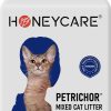 cat litter HONEY CARE | Honey Care Petrichor Mix Cat Litter I Tofu Cat Litter I Nature Plant-Based Pellets And Bentonite Sustainable Cat Litter I Low-Dust Qucik Clumping Superior Odor Control, 6 Lbs