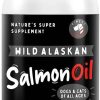 cat food Finest For Pets | Pure Wild Alaskan Salmon Oil For Dogs & Cats - Relieves Scratching & Joint Pain, Improves Skin, Coat, Immune & Heart Health. All Natural Omega 3 Liquid Food Supplement For Pets. Epa + Dha Fatty Acids