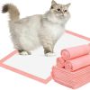 cat litter PWEZON | 50Pcs Disposable Cat Litter Pads 17.7X13 Inch,For Cat Litter Compatible Refills, For Tidy Cat Litter Boxes, 6-Layer Leak-Proof,Super Absorbent Cat Pads (50Pcs)