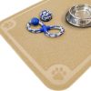 cat food Cavalier Pets | Cavalier Pets, Dog Bowl Mat For Cat And Dog Bowls, Silicone Non-Slip Absorbent Waterproof Dog Food Mat, Easy To Clean, Unique Paw Design