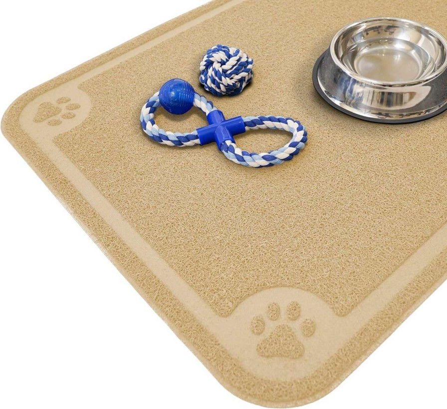 cat food Cavalier Pets | Cavalier Pets, Dog Bowl Mat For Cat And Dog Bowls, Silicone Non-Slip Absorbent Waterproof Dog Food Mat, Easy To Clean, Unique Paw Design