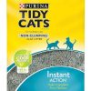 cat litter Purina Tidy Cats | Purina Tidy Cats Non Clumping Cat Litter, Instant Action Low Tracking Cat Litter - (4) 10 Lb. Bags