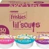 cat food wet Friskies | Purina Friskies Grain Free Wet Cat Food Lickable Cat Treats Variety Pack, Lil' Soups With Salmon, Tuna Or Shrimp - (30) 1.2 Oz. Cups