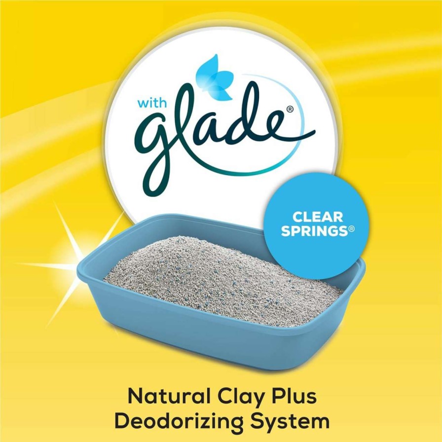 cat litter Purina Tidy Cats | Purina Tidy Cats Clumping Multi Cat Litter, Glade Clear Springs - 38 Lb. Box