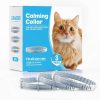 cat litter Kaspiu | Kaspiu 3 Pack Calming Collar For Cats Pheromone Calm Anxiety Collar For Cats And Kittens Stress Reliever Relaxing Comfortable Collar Breakaway Design Gray