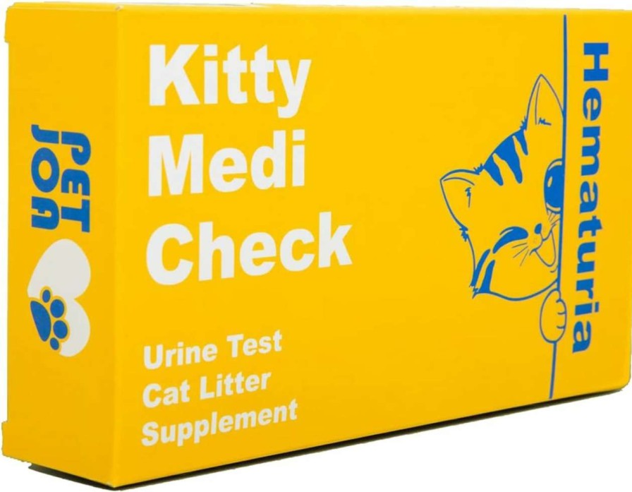 cat litter PETJOA | Petjoa Kitty-Medi-Check Cat Urine Health Test Kit, Easy Monitoring At Home,100% Eco-Friendly - (Proteinuria 210G/7.4Oz) 100% Biodegradable.