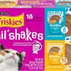 cat food wet Friskies | Purina Friskies Pureed Cat Food Topper Variety Pack, Lil' Shakes With Chicken And With Tuna Varieties Lickable Cat Treats - (18) 1.55 Oz. Pouches