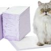 cat litter Amazon Basics | Amazon Basics Cat Pad Refills For Litter Box, Fresh Scent, Pack Of 60, White/Purple