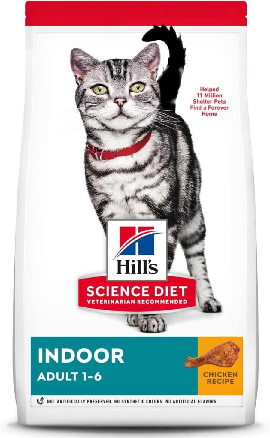 cat food Hill's Science Diet | Hill'S Science Diet Dry Cat Food, Adult, Indoor, Chicken Recipe 3.5 Lb Bag