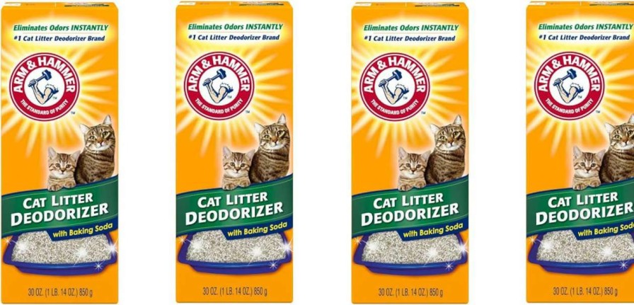 cat litter Arm & Hammer | Arm & Hammer Cat Litter Deodorizer-Super Size Pack-30 Oz Pack Of 4