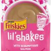 cat food wet Friskies | Purina Friskies Wet Pureed Cat Food Topper, Lil' Shakes With Tantalizing Tuna - (16) 1.55 Oz. Pouches