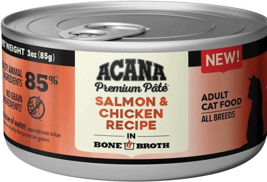 cat food dry ACANA | Acana Bountiful Catch Dry Cat Food For Adult Cats, Salmon And Whole Herring Recipe, Fish Cat Food, 4Lb