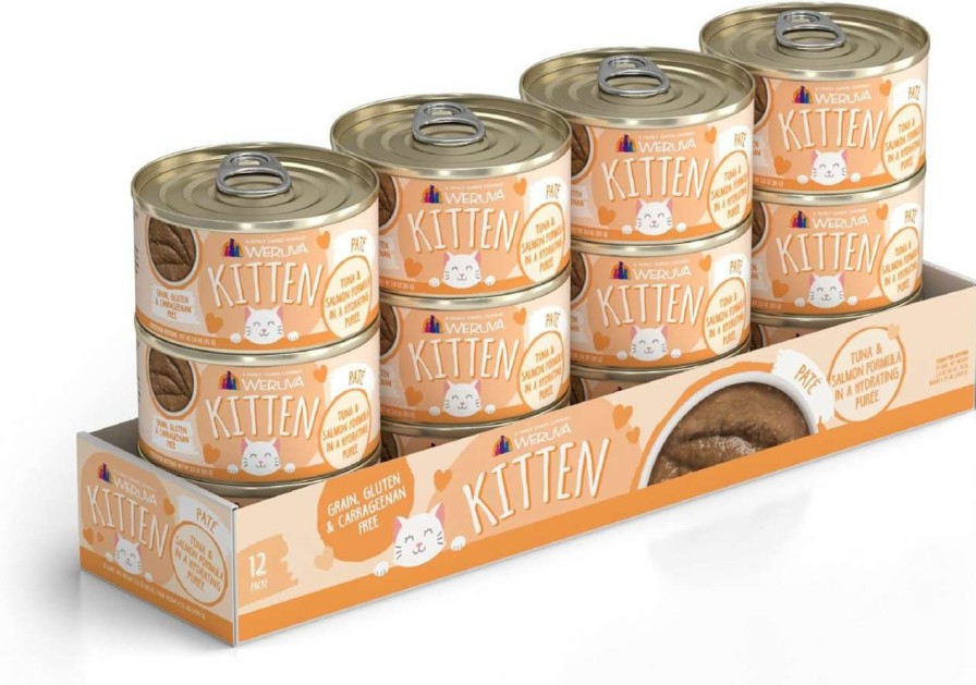 cat food Weruva | Weruva Kitten, Fur Baby Favorites Variety Pack, 3Oz Can (Pack Of 12)