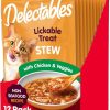 cat food wet Hartz | Hartz Delectables Non-Seafood Stew Lickable Wet Cat Treats, Chicken & Beef, 1.4 Ounce (Pack Of 12)