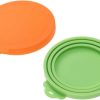 cat food NOLITOY | Nolitoy 2Pcs Pet Supplies Food Pet Cat Food Silicone Can Cover Cat And Dog Food Dog Food Can Cover For Pet Tableware Cover Can Cover Triple Can Lid Can Pet Food Can Cover