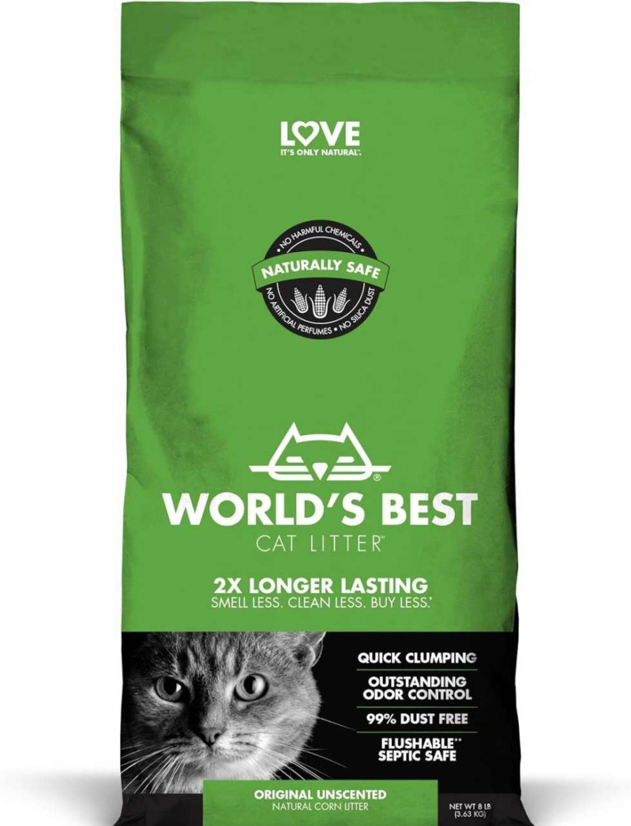 cat litter World's Best Cat Litter | World'S Best Cat Litter Original Unscented 8 Pounds