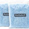 cat litter PetSafe | Petsafe Scoopfree Premium Blue Crystal Litter, 2-Pack Includes 2 Bags Absorbs Odors 5X Faster Than Clay Clumping Low Tracking For Less Mess Lasts Up To A Month - Lightly Scented