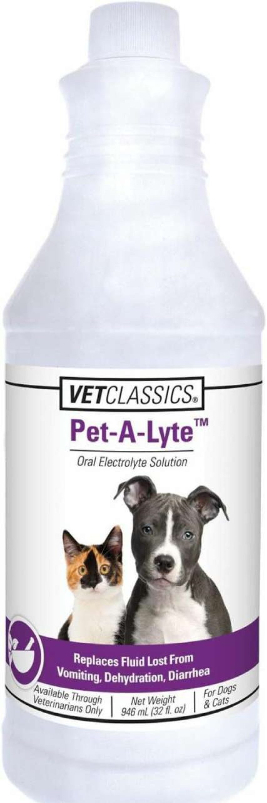 cat food wet Vet Classics | Vet Classics Pet-A-Lyte Oral Electrolyte Solution For Dogs And Cats Helps Replace Fluids Lost From Pet Dehydration, Diarrhea, Vomiting Replaces Dog Electrolytes 32 Oz.