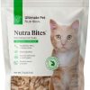 cat food ULTIMATE PET NUTRITION | Ultimate Pet Nutrition Nutra Bites For Cats, Freeze Dried Raw Treats, Single Ingredient, Grain Free, Salmon, 2.5 Ounce