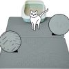 cat litter OHMO | Ohmo Cat Litter Mat Trapping Mat Premium Silicone 23.5 * 16\" Each, Pack Of 2, Waterproof And Bpa Free Kitty Litter Box Mat, Easy To Clean And Keeps The Floor Tidy