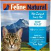 cat food Feline Natural | Feline Natural Grain-Free Freeze Dried Cat Food, Lamb & Salmon 3.5Oz