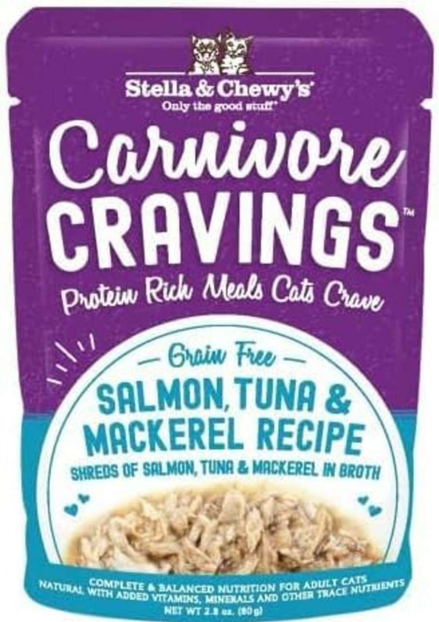 cat food Stella & Chewy's | Stella & Chewy'S Cat Food Seafood Superpack - Wet Food Pouches + Freeze-Dried Dinner Morsels + Dry Food Bundle