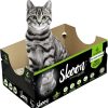 cat litter Skoon | (2 Std Boxes) Skoon All-Natural Medium Disposable Cat Litter Box, Light-Weight, Non-Clumping, Low Maintenance & Eco-Friendly. Absorbs & Seals In Liquids For Best Odor Control. For Small Breed Cats