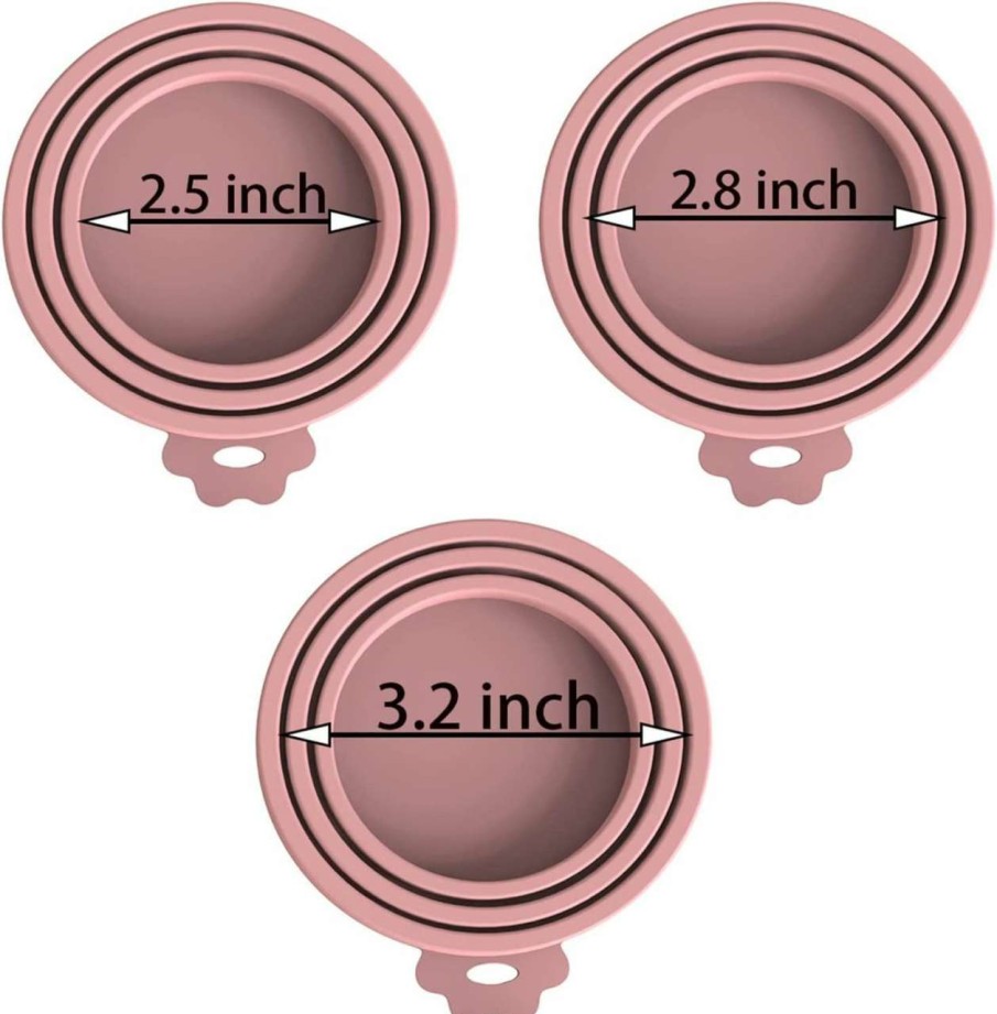 cat food WANBAO | Wanbao 4 Pack Silicone Pet Food Can Lids For 3 Standard Size Food Cans For Pet Food Cans Or Canned Goods, Multicolor