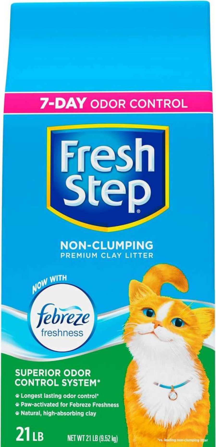 cat litter Fresh Step | Fresh Step Non Clumping Clay Cat Litter,Scented,14 Lbs 2