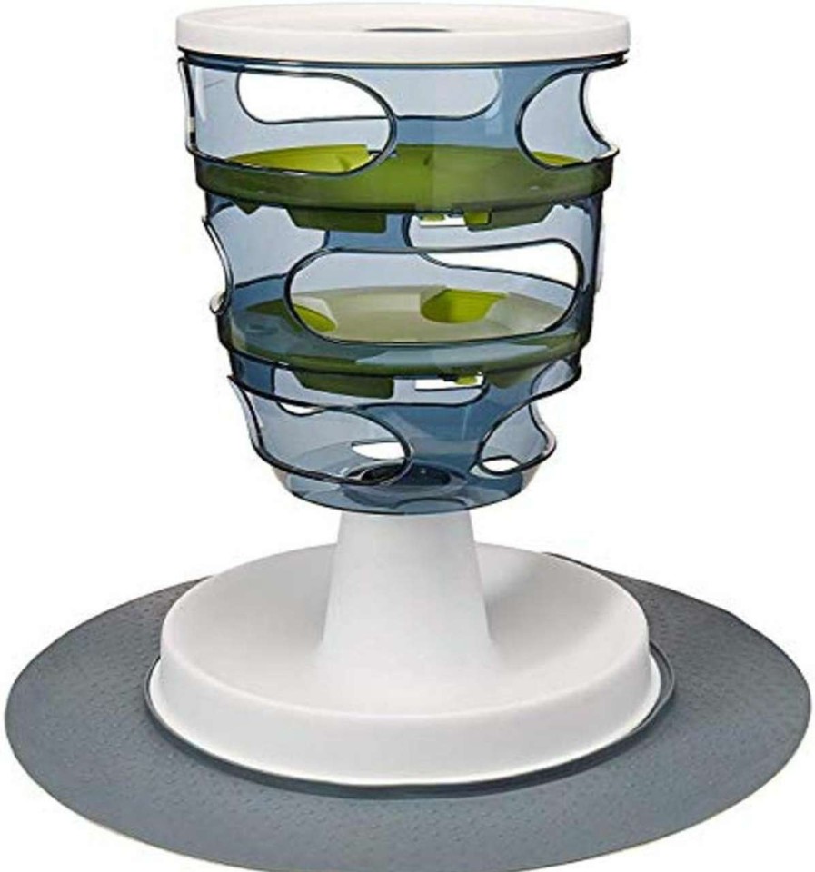 cat food Catit | Catit Senses Food Tree - Sturdy Tree-Shaped Slow Feeder