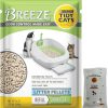 cat litter Aurora Pet | Tidy Cats Breeze Cat Litter Pellets, Refill 3.5 Pounds With Aurora Pet Wet Wipes