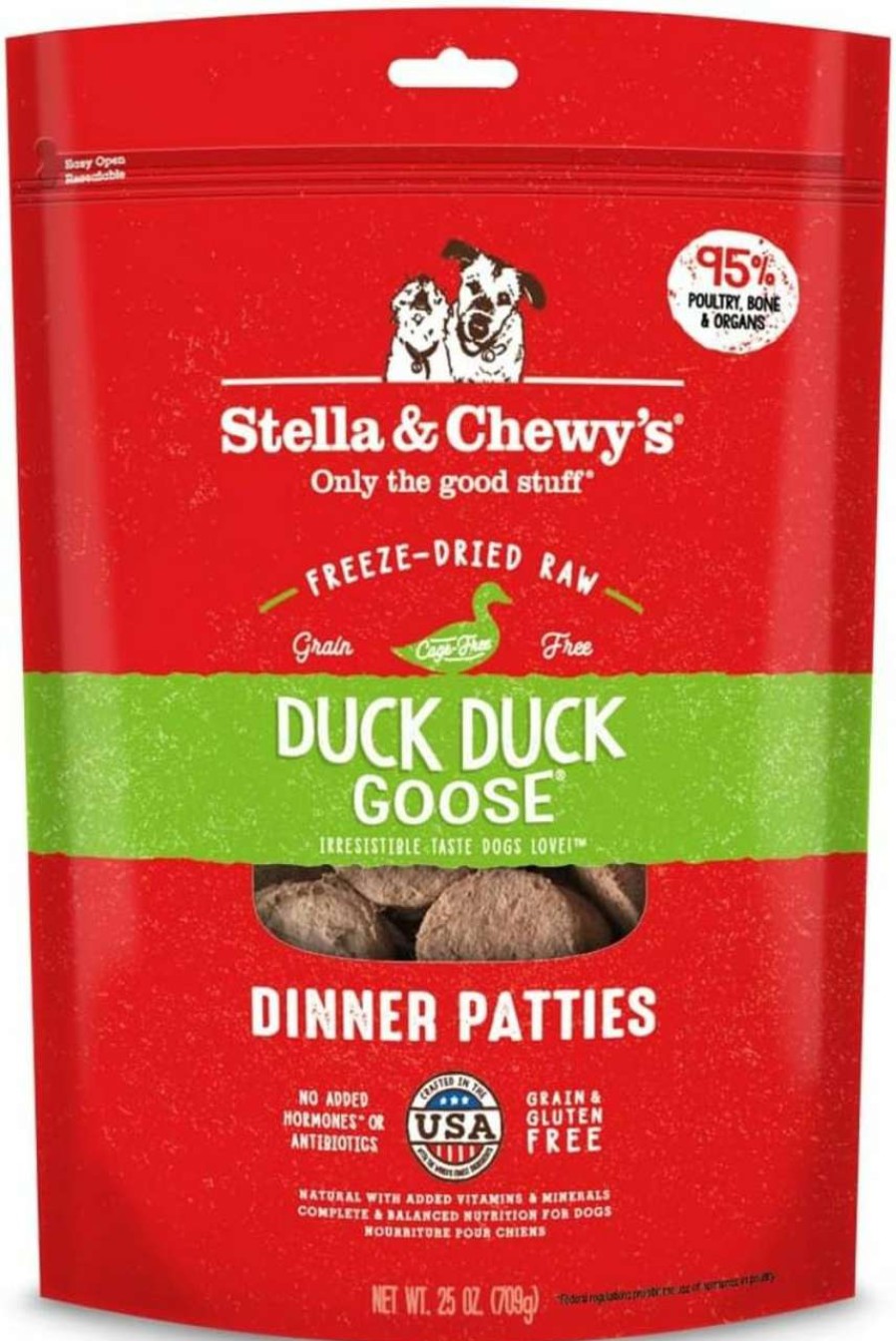 cat food Stella & Chewy's | Stella & Chewy'S Freeze Dried Raw Dinner Patties Grain Free Dog Food, Protein Rich Chewy'S Chicken Recipe 14 Oz Bag