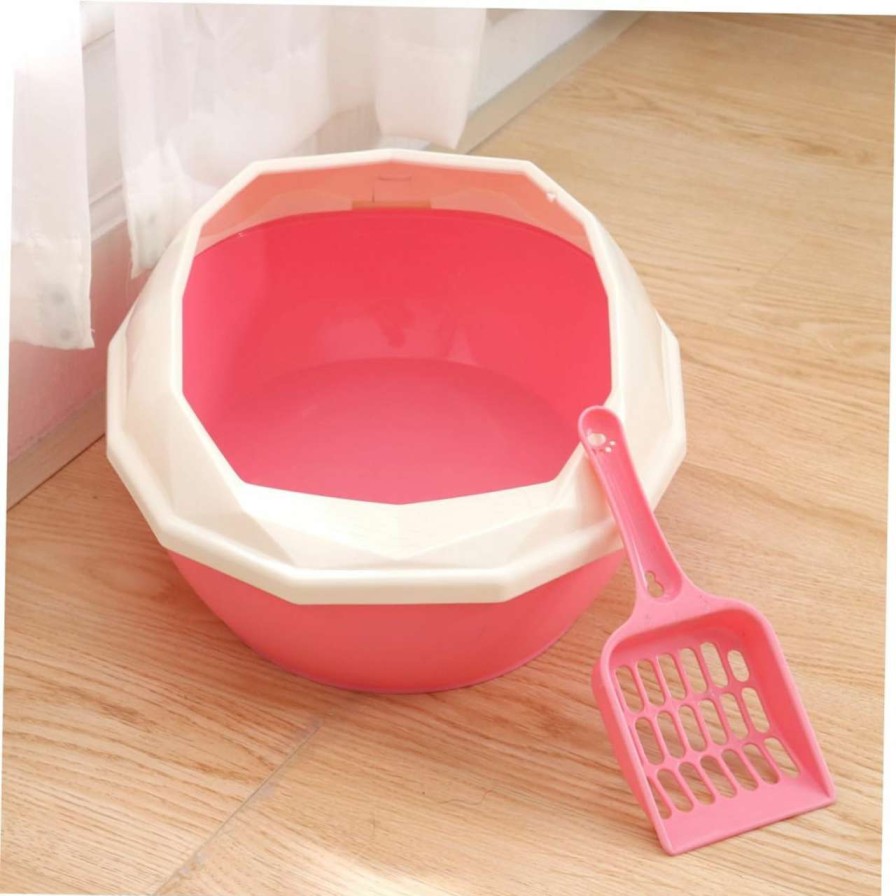 cat litter FOMIYES | Fomiyes Bins Cat Litter Boxes Cat Litter Tray Trash Can High Side Cat Potty