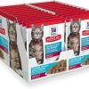 cat food wet Hill's Science Diet | Hill'S Science Diet Adult Wet Cat Food Pouches, Variety Pack, 12-Pack, White, 2.8 Ounce (Pack Of 12)