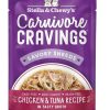 cat food Stella & Chewy's | Stella & Chewy'S Carnivore Cravings Wet Cat Food Pouches Grain Free, Protein Rich Meal, Topper Or Treat Tuna & Pumpkin Recipe (2.8 Ounce Pouches, Case Of 24)